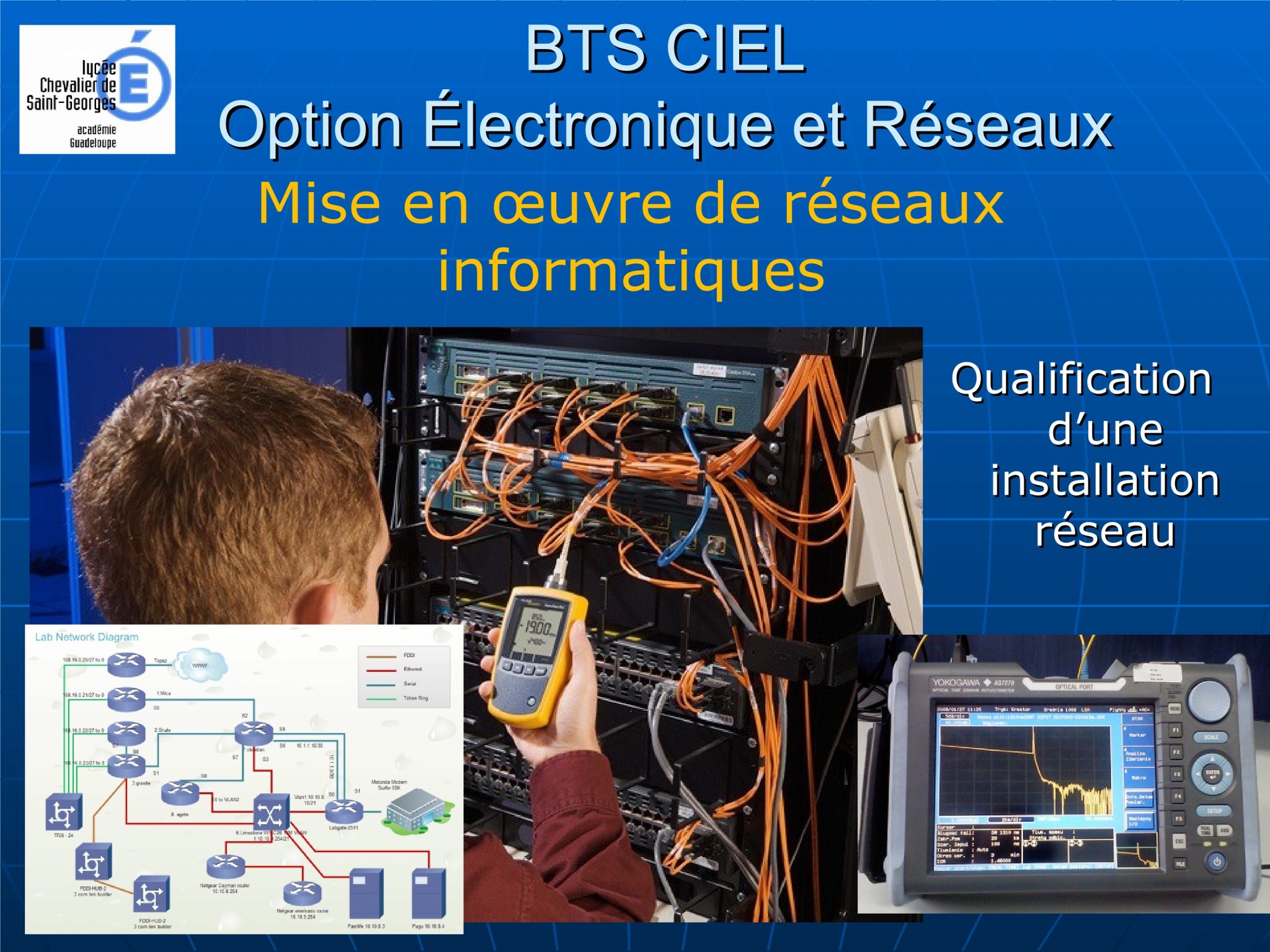 BTS CIEL Option B: Électronique Et Réseaux – LPO Chevalier De Saint-Georges