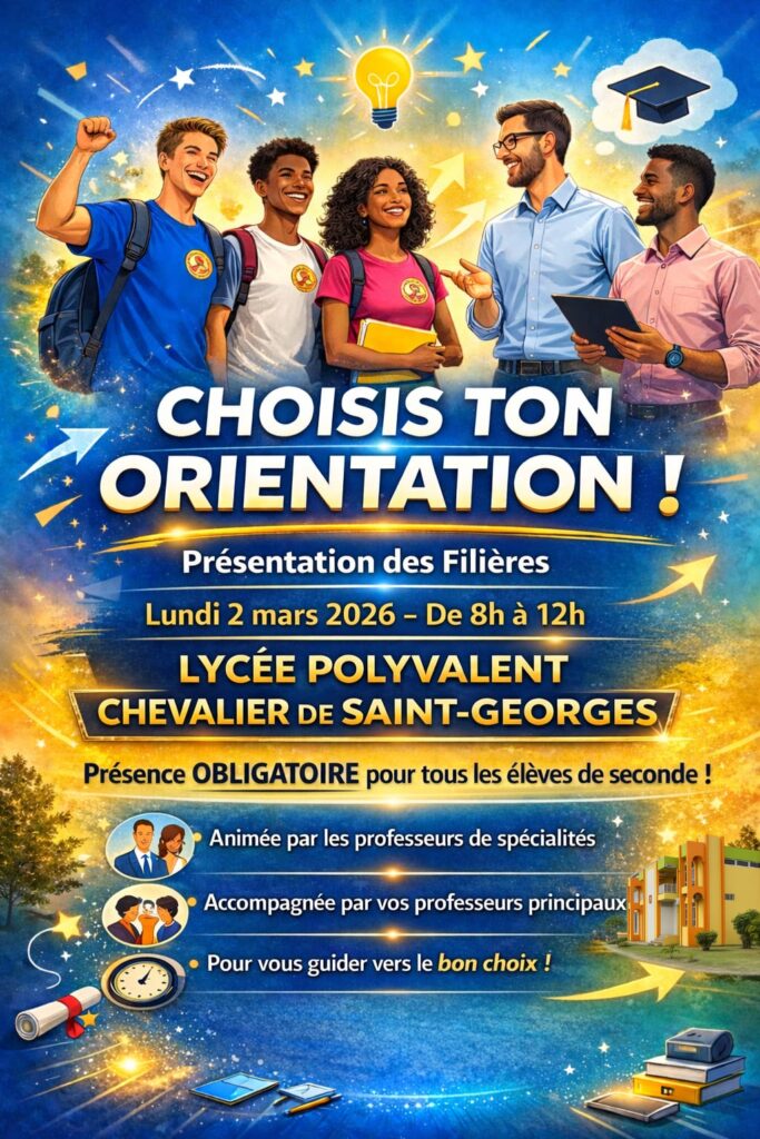 CHOISIS TON ORIENTATION !